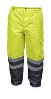 Atšvaitinės darbinės kelnės, geltonos 2XL