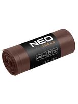 Atliekų maišeliai 120 L, rudi, 35 mic, 10 vnt.