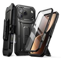 Juodas itin tvirtas dviejų dalių dėklas "Supcase UB Pro" telefonui Apple iPhone 17 Pro Max