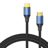 HDMI kabelis - Vention medvilninis pynimas 8K 2M aliuminio lydinys