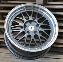 Ratlankis RACINGLINE A1025 R17x7.5 5x120 ET 34 CB 72.6 (Gun Metal Polished Lip) (690 kg)