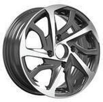 Ratlankis RACINGLINE B2477 R14x5.5 4x100 ET 43 CB 54.1 (Black Polished) (500 kg)