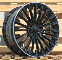 Ratlankis RACINGLINE FBX132 R18x8 5x112 ET 35 CB 66.6 (Black Polished Lip) (765 kg)