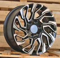 Ratlankis RACINGLINE H964F R20x8.5 6x139.7 ET 25 CB 106.1 (Black Polished) (900 kg)