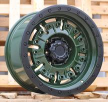 Ratlankis RACINGLINE JT250 R17x9 6x139.7 ET 0 CB 110.1 (Olive Green Black Lip)