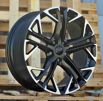 Ratlankis RACINGLINE YF5719 R19x8.5 5x112 ET 38 CB 57.1 (Black Polished Half Matt) (765 kg)
