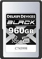 "Delkin Devices" 960GB "CFexpress" A tipo atminties kortelė - iki 1830MB/s skaitymo, 1740MB/s įrašymo greitis 8K, 6K ir 4K vaizdo įrašams, VPG200
