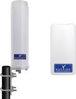 "Falcon Rural 4G LTE" antena - WLAN stiprintuvas išmaniosios televizijos transliacijoms, WLAN maršrutizatorius su 150Mbps atsisiuntimo ir 50Mbps išsiuntimo sparta, lauko antena, prieigos taškas, "Simlock Free", stabiliojo ryšio antena