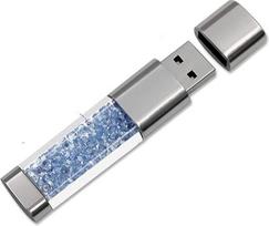 "FeliSun" 16GB 32GB 64GB Naujas juvelyrinis kristalų USB 3.0 Flash diskas, atsparus vandeniui, atsparus smūgiams, itin greitas U diskas, permatomas atminties kortelė Pen Drive išorinė saugykla Rhinestone dovana gimtadienio dovanoms, Kalėdų dovanos, vestuv