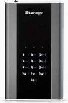"iStorage IS-DT2-256-6000-C-G" 6 TB diskasAshur DT2 USB 3.1 saugus šifruotas stalinis diskas