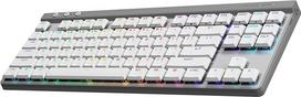 "Logitech G G515 Lightspeed TKL" belaidė klaviatūra (FRA) (mėlyna | taktilinė) - balta
