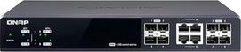 "Qnap QSW-M804-4C" valdomas 10GB juodas komutatorius