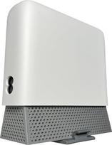 Decoralin Wandhalterung für EE Smart WiFi 7 Extender (Modell SW40J) - Graue Router-Halterung mit Tilt & Click Fit, Kabelspalt & Belüftung - Sichere Wandhalterung mit Schrauben & Dübeln im Lieferumfang