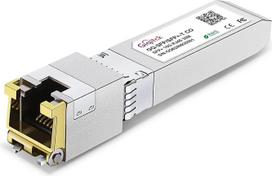 GIQITCK 10GBASE-T SFP+ RJ45 siųstuvas, 1,25G/2,5G/5G/10G SFP+ į RJ45 varinį modulį, skirtas "Cisco SFP-10G-T-S", "Ubiquiti UF-RJ45-10G", "Netgear", "D-Link", "Supermicro", "TP-Link", "Linksys", iki 30 m