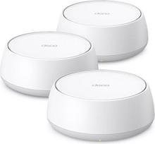 TP-Link Deco BE3600 "Wi-Fi 7 Mesh WiFi" (3 pakuotės), 3,6Gb/s spartos dviejų dažnių WiFi maršrutizatorius ir kartotuvas, 2 × Gigabitiniai prievadai, MLO, WPA3, VPN, vaikų kontrolė, rekomenduojamas 4-5 miegamųjų namams