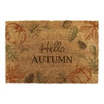 Iš kokoso pluošto grindų kilimėlis 40x60 cm Hello Autumn – Artsy Doormats