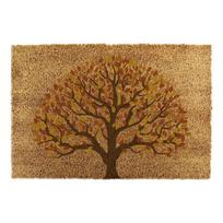 Iš kokoso pluošto grindų kilimėlis 40x60 cm Autumnal Tree of Life – Artsy Doormats