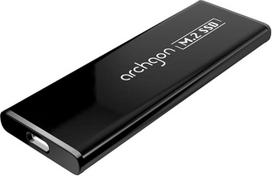 "Archgon C50" išorinis SSD diskas M.2-240GB, USB 3.1, 2 kartos (C tipo), juodas