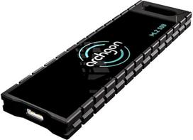 "Archgon G70", išorinis SATA M.2 SSD diskas, 480GB, USB 3.1, 2 kartos (C tipo), žaidimų nešiojamasis, juodas