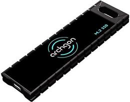 "Archgon G70", išorinis SATA M.2 SSD diskas, 960GB, USB 3.1, 2 kartos (C tipo), žaidimų nešiojamasis, juodas