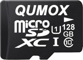 "Qumox" 128GB MICRO SD atminties kortelė CLASS 10 UHS-I 128GB Spartus rašymo greitis 30MB/S skaitymo greitis iki 80MB/S