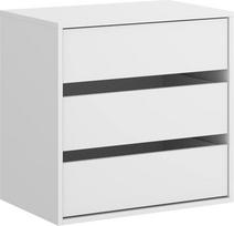 DEKIT GRUPO RIMOBEL stalčiaus įdėklas vidaus spintai, medžio medžiaga metalas, baltas, 60 x 60 x 40 cm