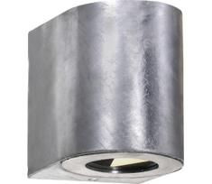 Nordlux - LED lauko sieninis šviestuvas CANTO 2xLED/6W/230V IP44 sidabrinis