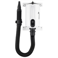 „Blovi Snow Alaska Dryer“ 2800 W – džiovintuvas su sieniniu laikikliu, sklandžiu oro srauto reguliavimu, dviejų pakopų temperatūros valdymu ir jonizacija.