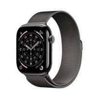 Apple Watch Series 11 GPS + Cellular 46mm Slate Titanium Case with Slate Milanese Loop - M/L - MFD44ET/A