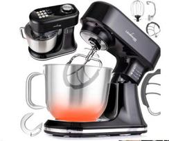 Planetinis virtuvinis robotas Lehmann Aristo 1500 W | Juodas | Svarstyklės, Fermentacija, Šildymas