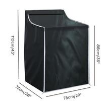 Waterproof Washing Machine Cover Laundry Drying Machine Dustproof Sunscreen Universal Protector for Home Hotel As picture