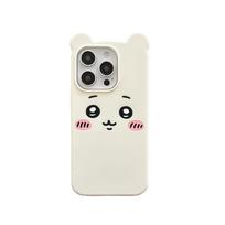 Mielas Japonijos Komiksų Animacinis personažas Chiikawas Minkštas Silikoninis Telefono dėklas iPhone 16 15 14 Plus 13 12 Pro Max Atsparus Smūgiams Galinis Dangtelis For iPhone 16 Pro Max balta