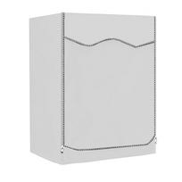 Skalbimo mašinos užvalkalas, 210D tvirtas vandeniui atsparus Oxford audinio skalbimo ir džiovinimo mašinų užvalkalas, apsaugantis nuo dulkių 60x50x85cm sidabras
