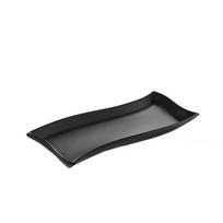 Padėklas/lėkštė 26x10 cm SALSA porcelianas, juoda spalva Ambition 94758