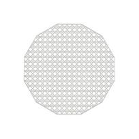 Padėkliukas stalo D38 cm sidabrinis Punos 609705 4Living