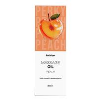 Satisfyer Peach, 250 ml Persikų kvapo masažo aliejus
