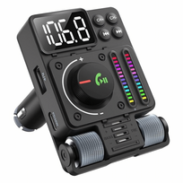 Automobilinis FM Bluetooth 5.3 Siųstuvas su PD 30W Įkrovikliu