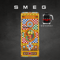 Šaldytuvas SMEG X Dolce&Gabbana FAB28RDGC6 + DOVANA - Užsakomoji prekė
