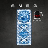 Šaldytuvas SMEG X Dolce&Gabbana FAB28RDGME6 + DOVANA - Užsakomoji prekė