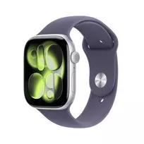Išmanusis laikrodis Apple Watch Series 11 GPS 42mm Silver Aluminium Case with Purple Fog Sport Band - M/L