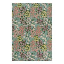 Rankų darbo mėtų spalvos iš vilnos kilimas 120x170 cm Emilia Floral – Flair Rugs