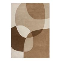 Rudos spalvos/smėlio spalvos iš vilnos kilimas 160x230 cm Glow – Flair Rugs