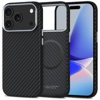 Tech-Protect iPhone 17 Pro Carbon case with MagSafe - Black/Silver - 330355