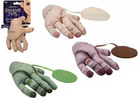 Pliušinė ranka dedama ant peties PLUSH SHOULDER PETS ZOMBIE HAND, 15 cm, įv. rūšys