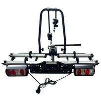 Dviračių laikiklis automobiliui Trekker X200, juodas/sidabrinis