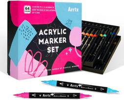 Akriliniai flomasteriai Arrtx, 64 vnt.
