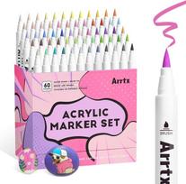 Akriliniai markeriai flomasteriai Arrtx, 60 vnt.