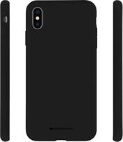 Dėklas Mercury Silicone Case Apple iPhone 12 / 12 Pro juodas