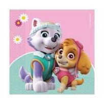 Popierinės servetėlės ​​Paw Patrol Skye ir Everest, 33 x 33 cm, 20 vnt.