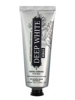 BIOBAZA Dantų pasta DEEP WHITE EXTRA STRONG su aktyvuota anglimi (be fluoro), 75 ml